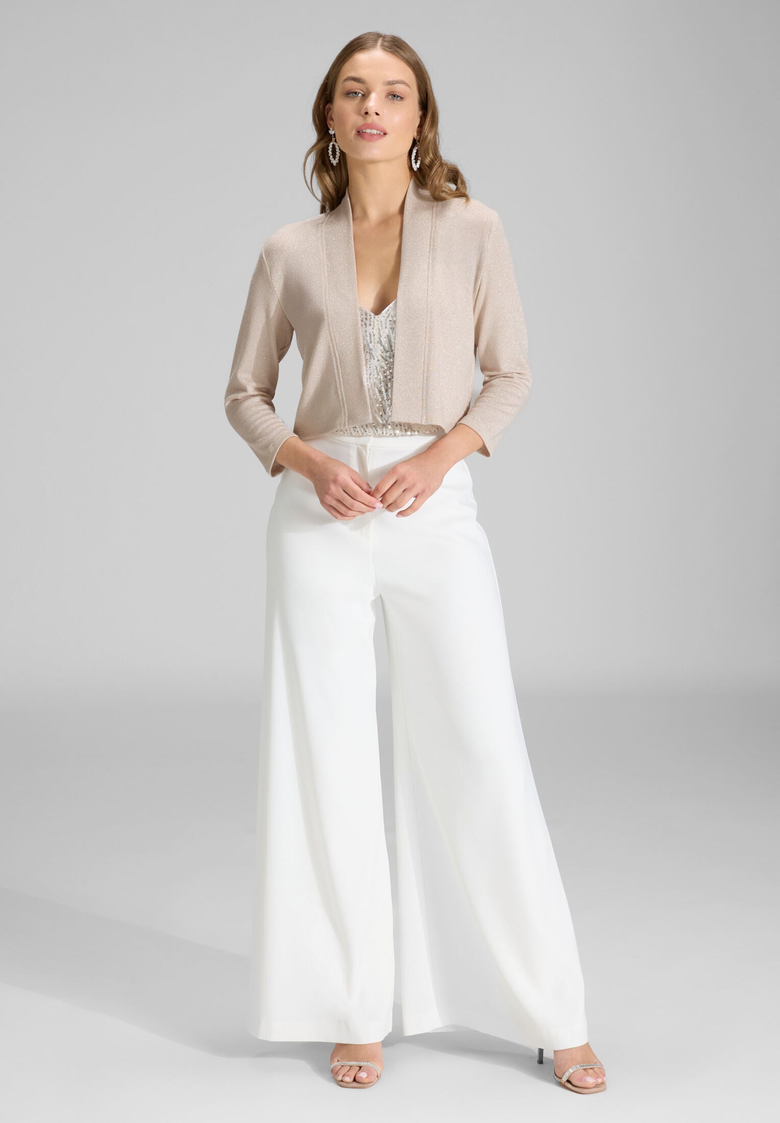 Weiches Bolero-Jäckchen golden beige