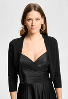 Strickbolero mit 3/4-Arm