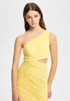 One-Shoulder-Kleid mit Cut-Out Detail