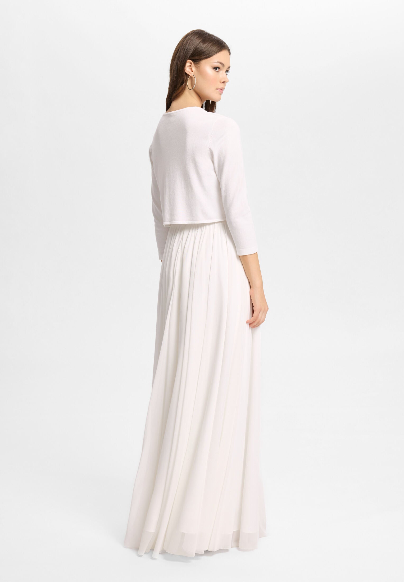 Strickbolero mit 3/4-Arm