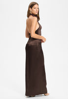 Abendkleid aus Stretch Satin