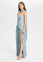 Corsagenkleid mit Beinschlitz