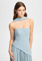 Corsagenkleid mit Beinschlitz