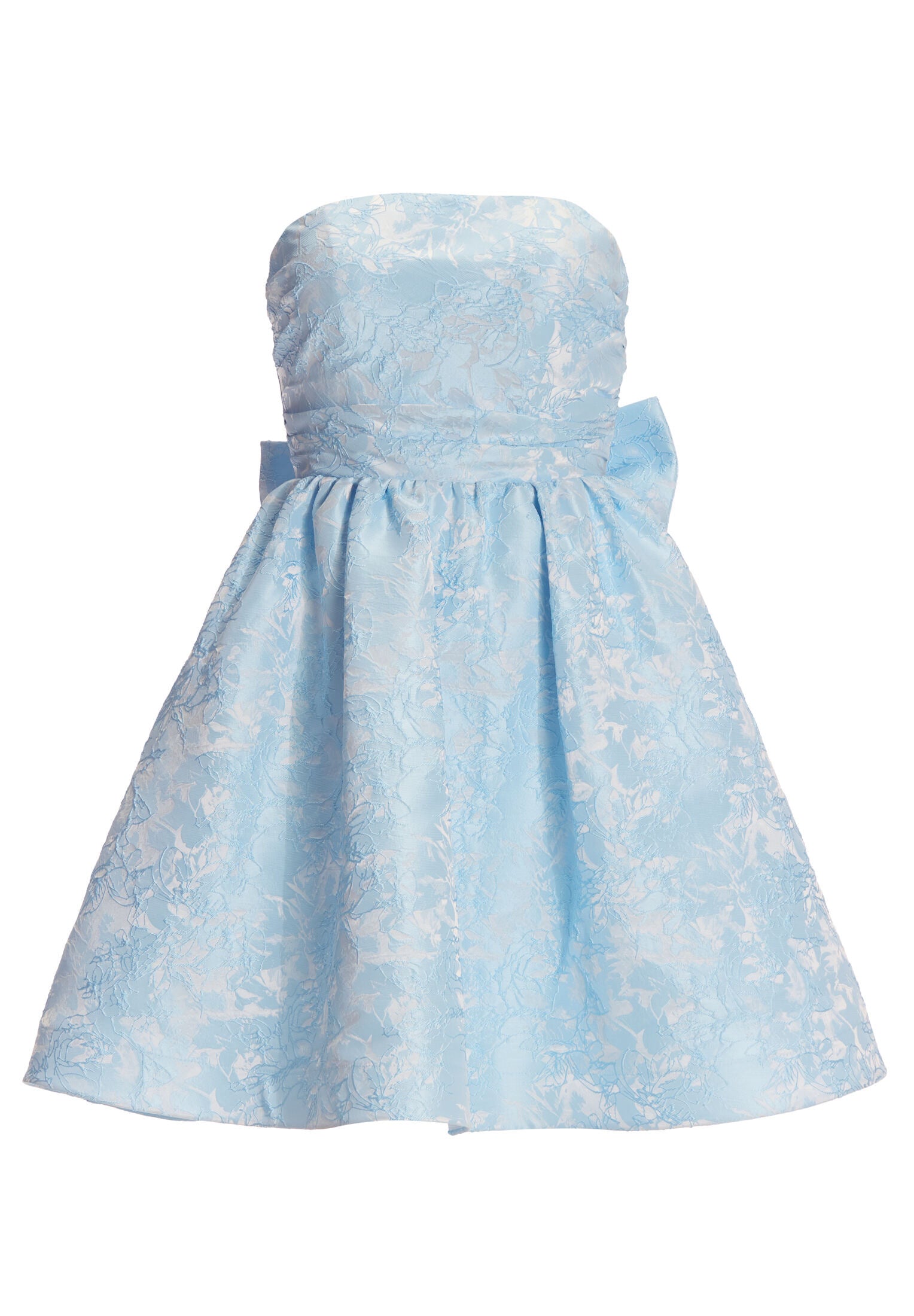 Cocktailkleid aus Jaquard mit ausgestelltem Rock