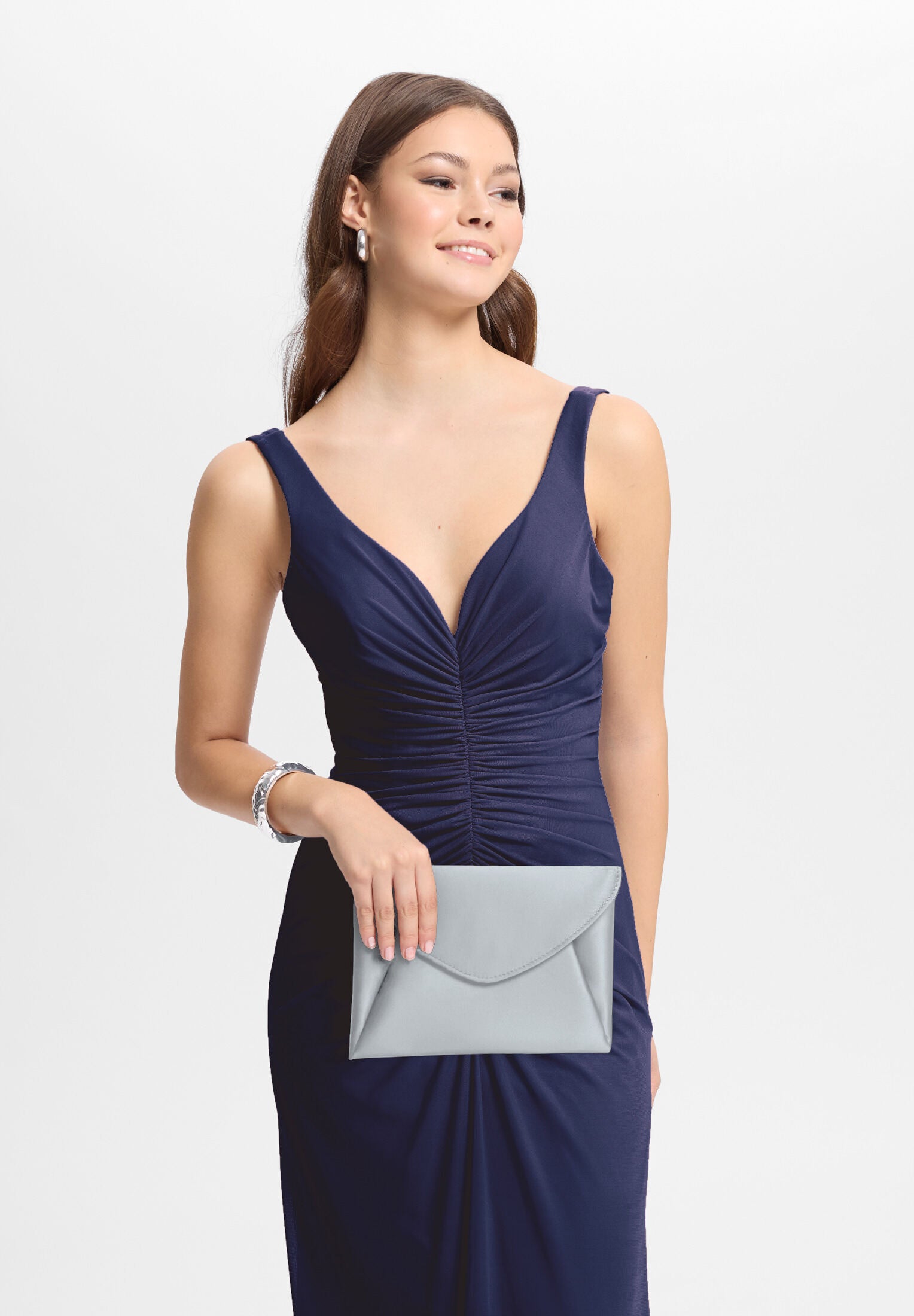 Clutch aus Satin