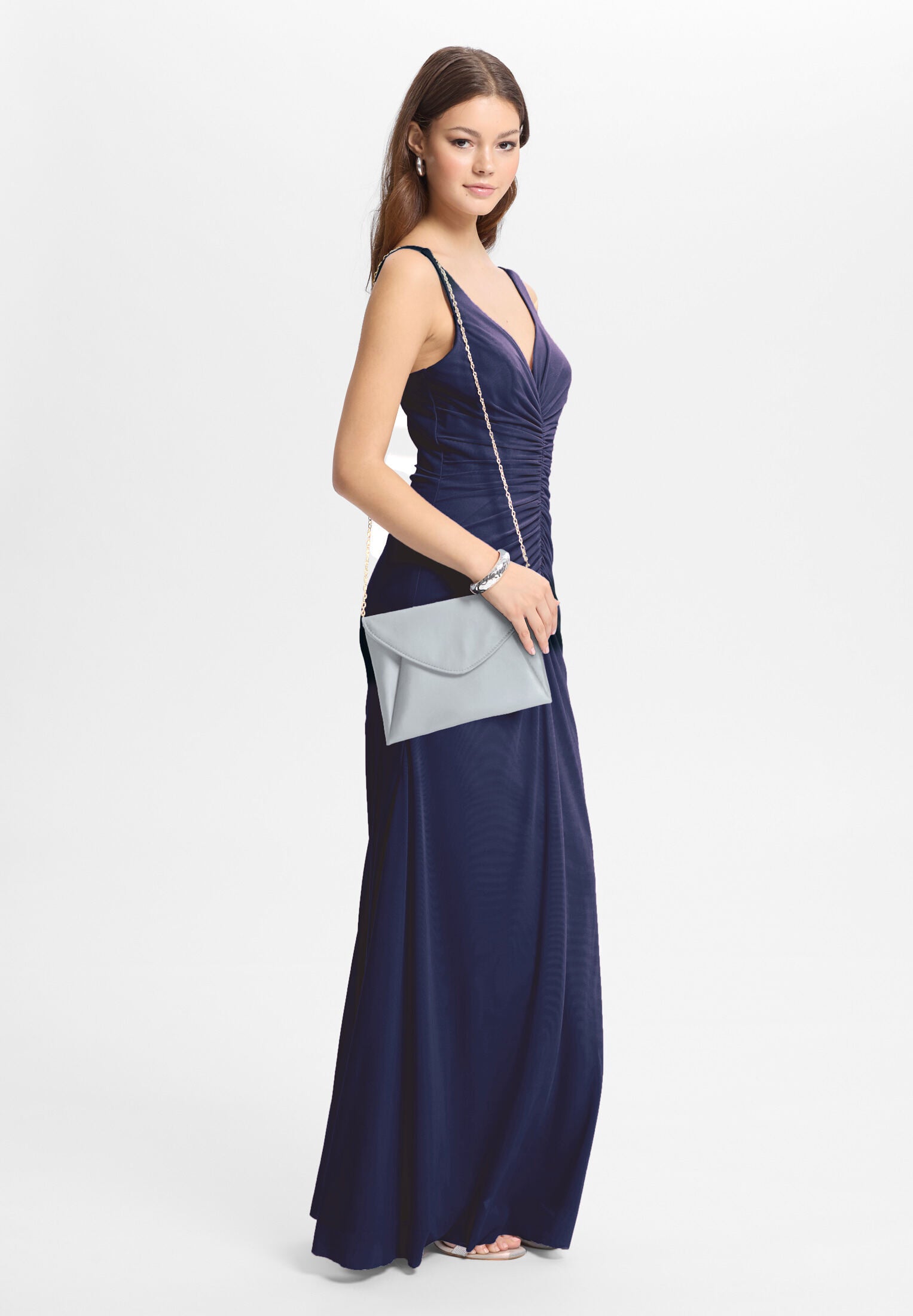 Clutch aus Satin
