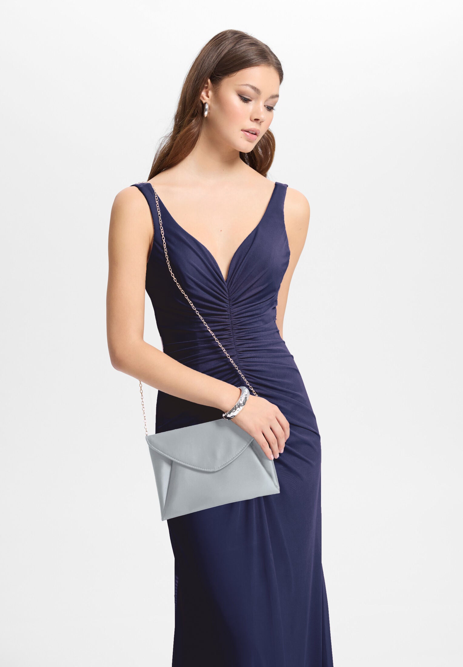 Clutch aus Satin