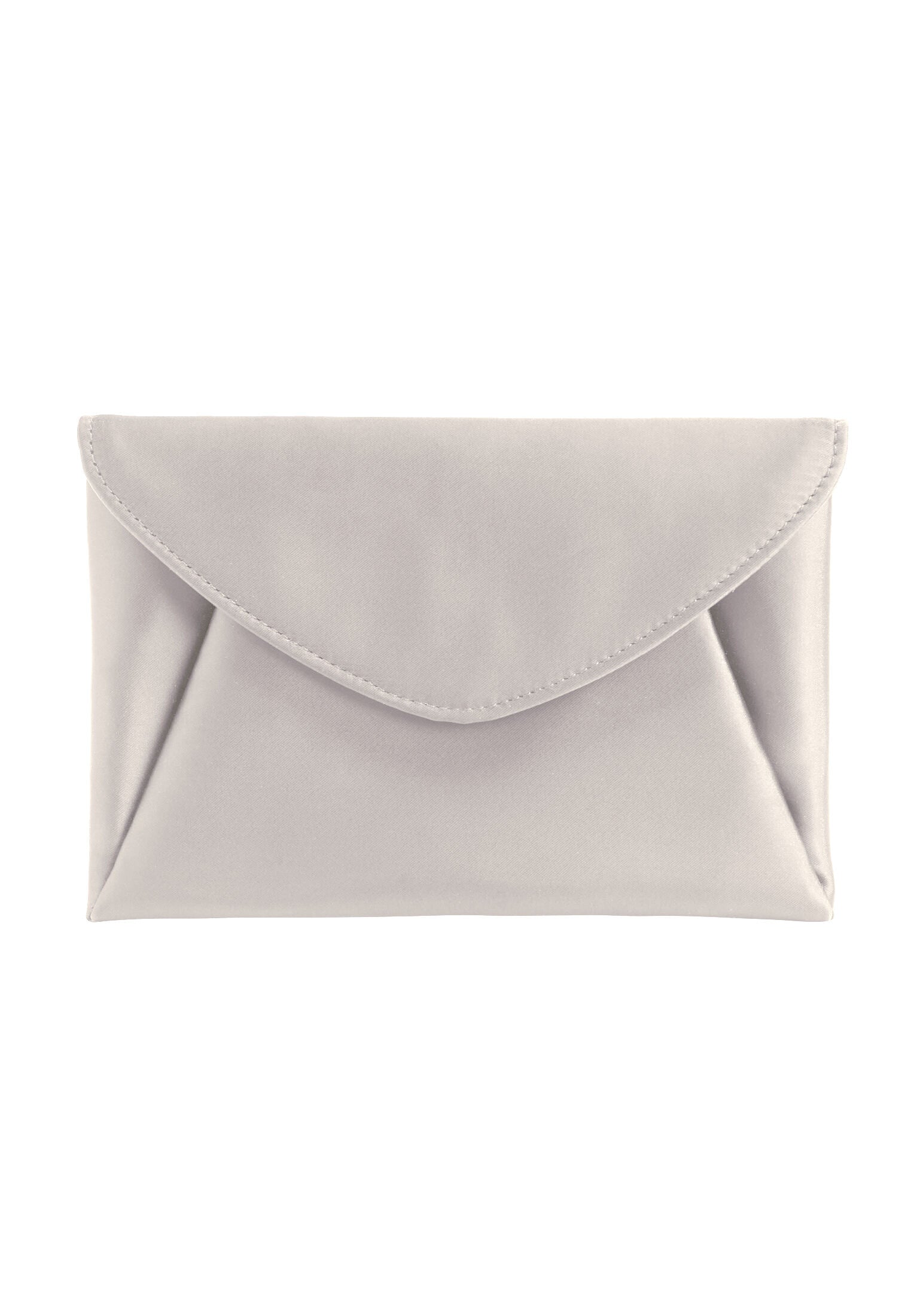 Clutch aus Satin champagne gold One Size