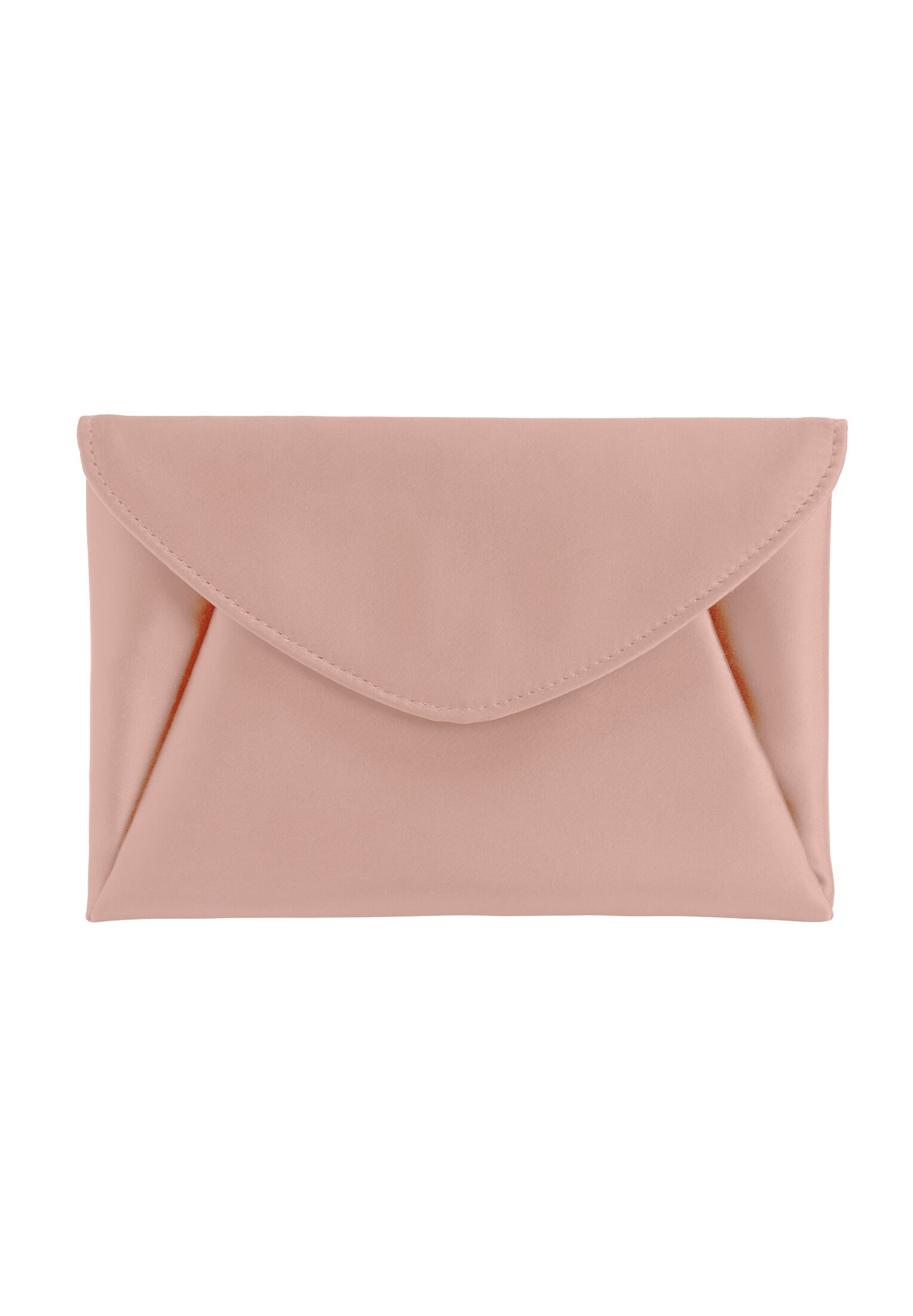 Clutch aus Satin flamingo pink One Size