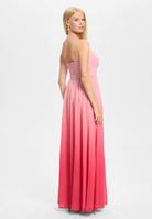 Abendkleid mit Chiffonrock im Ombré-Look