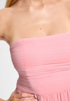 Abendkleid mit Chiffonrock im Ombré-Look