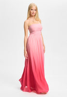 Abendkleid mit Chiffonrock im Ombré-Look