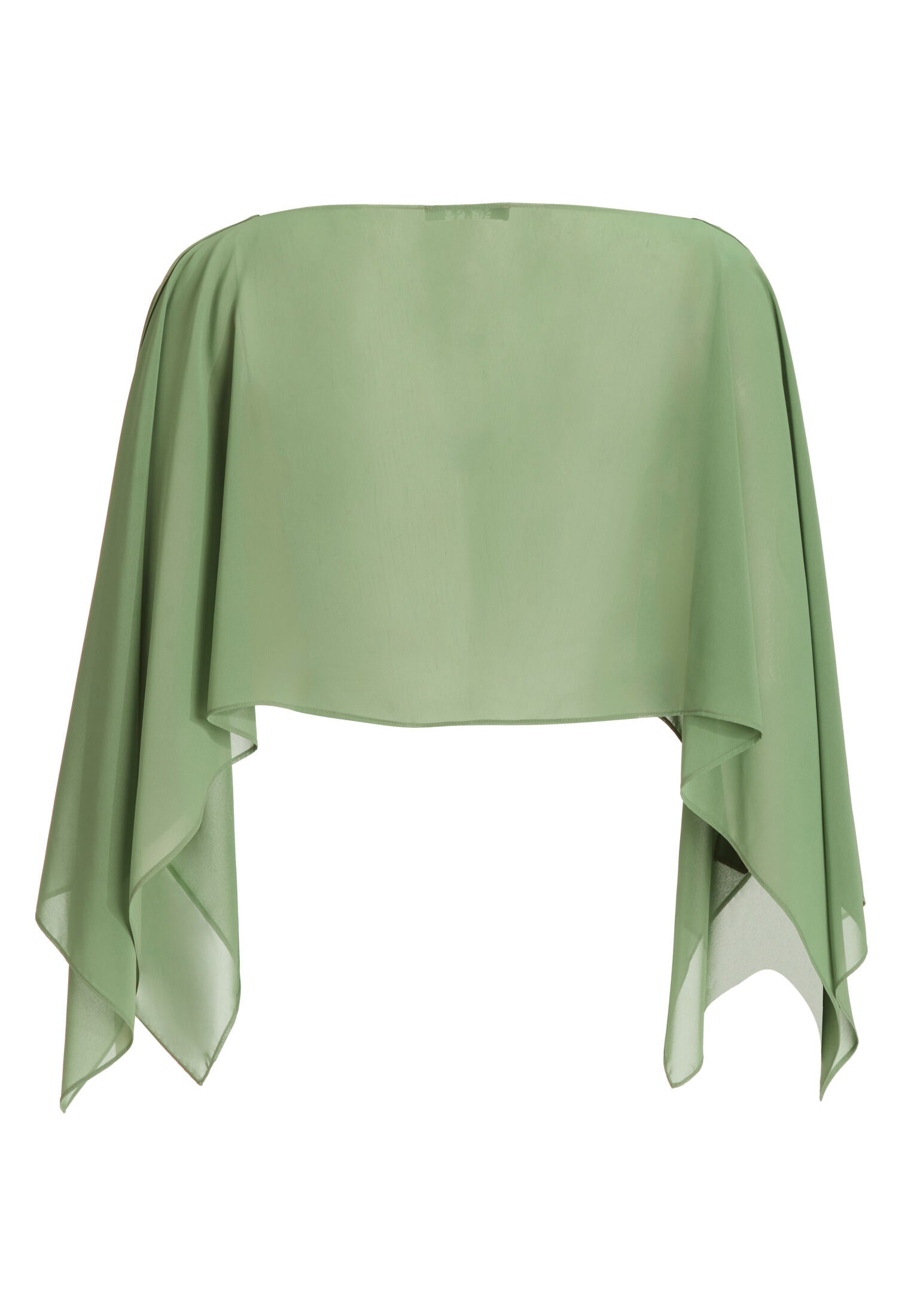 Schlupf-Stola aus Chiffon mit Ärmelschlitzen