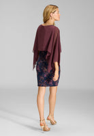 Schlupf-Stola aus Chiffon mit Ärmelschlitzen