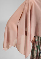 Schlupf-Stola aus Chiffon mit Ärmelschlitzen