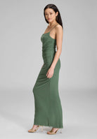 Bodycon-Kleid mit feinen Raffungen