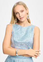 Faltenrock aus Jacquard