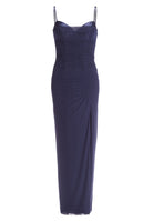 Bodycon-Abendkleid mit Beinschlitz