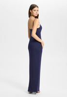 Bodycon-Abendkleid mit Beinschlitz