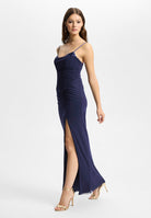 Bodycon-Abendkleid mit Beinschlitz