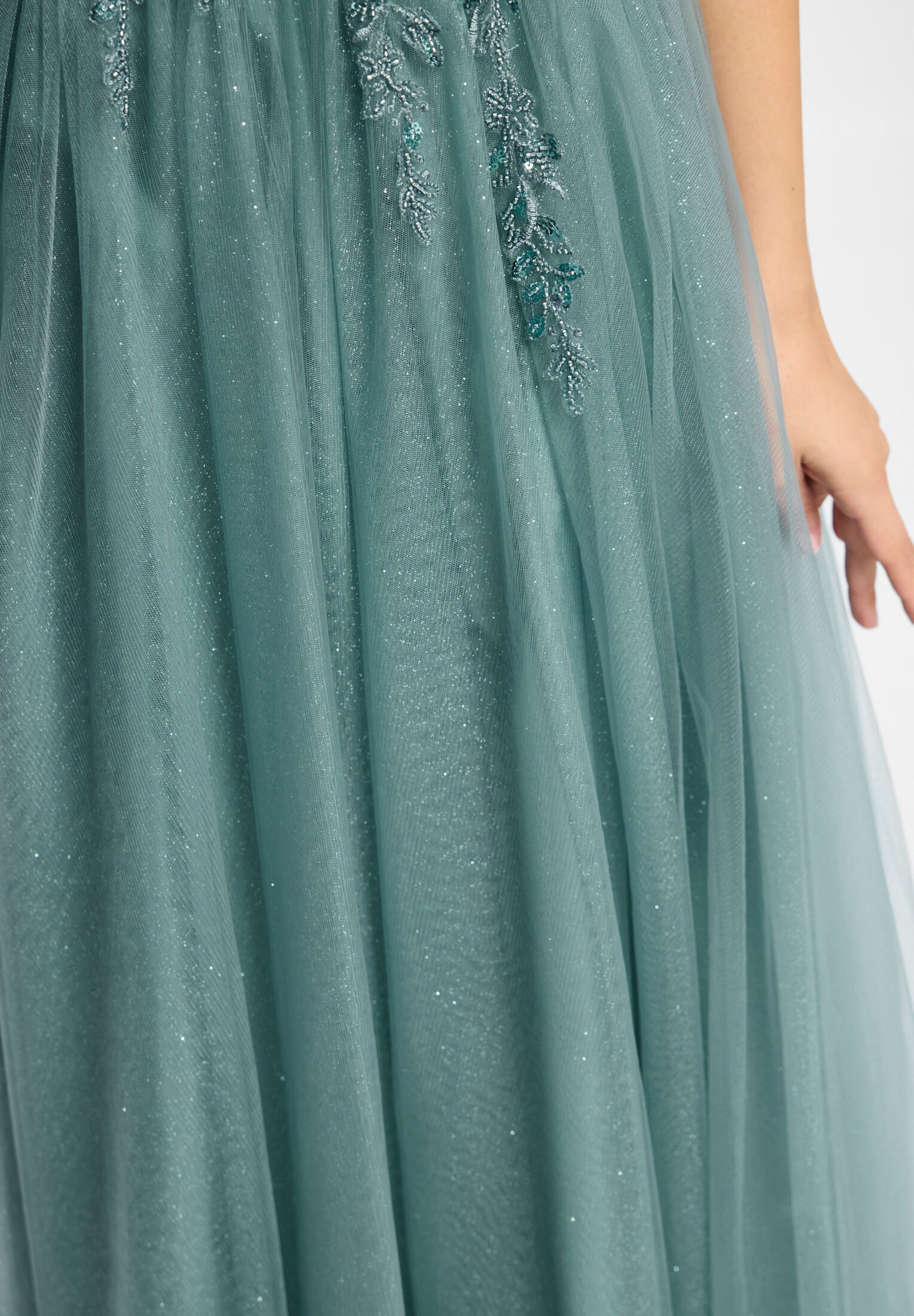 Tüllkleid mit Schimmereffekt
