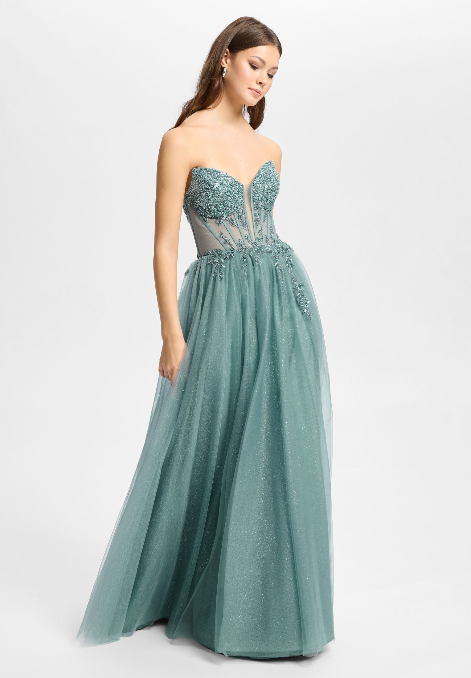 Tüllkleid mit Schimmereffekt