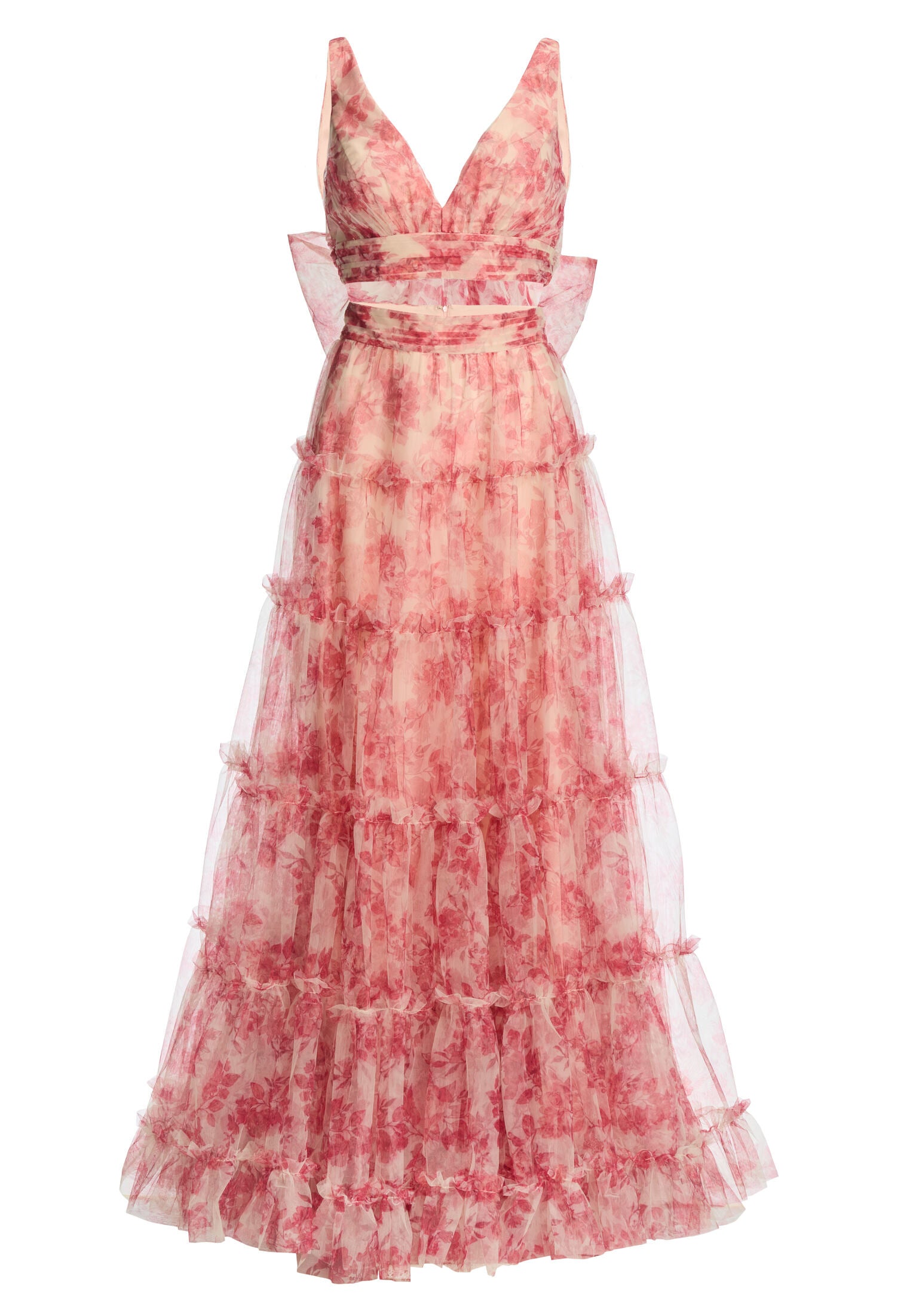 Two-Piece Kleid mit floralem Print
