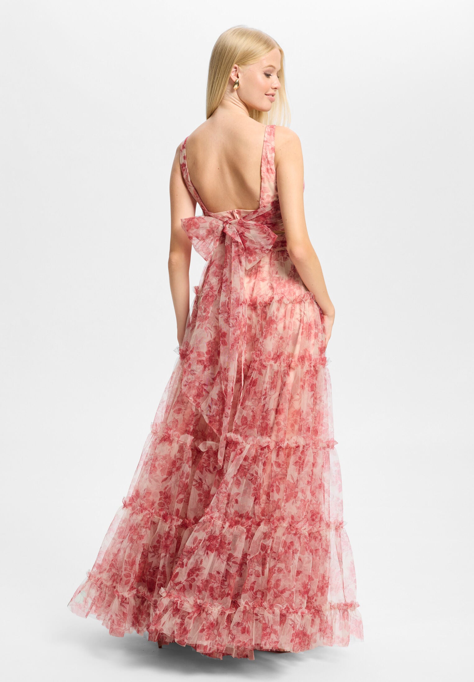 Two-Piece Kleid mit floralem Print