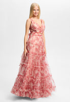 Two-Piece Kleid mit floralem Print