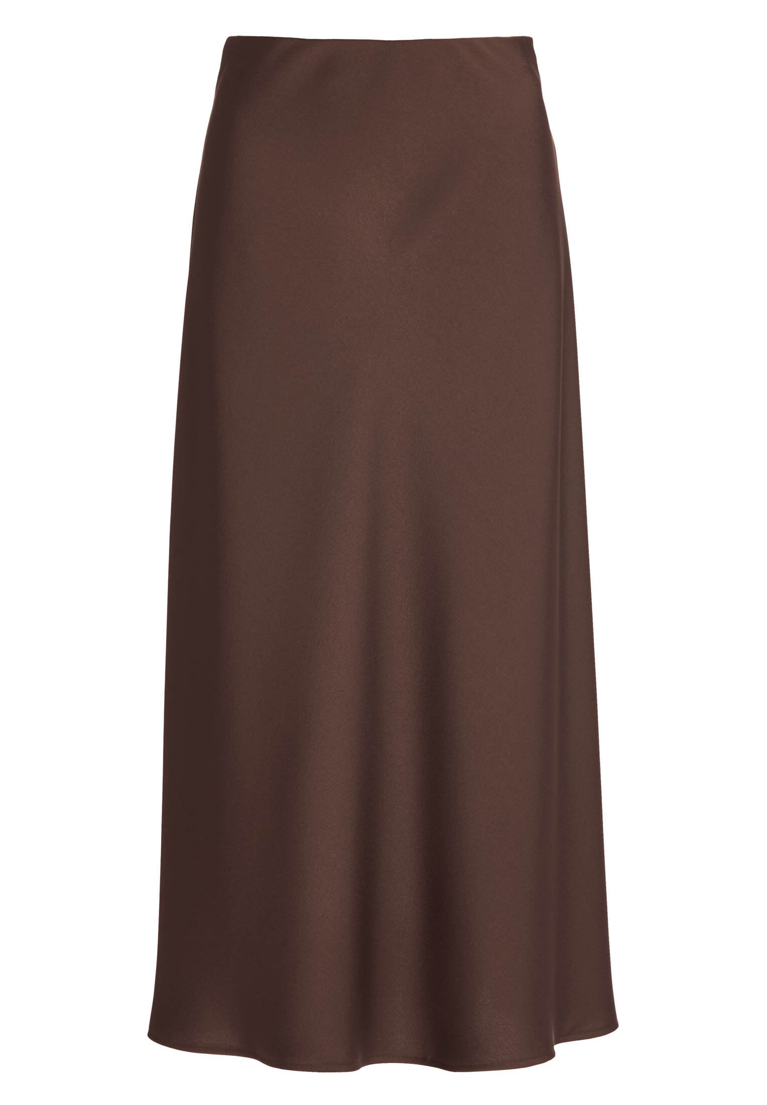 Satinrock mit elastischem Bund