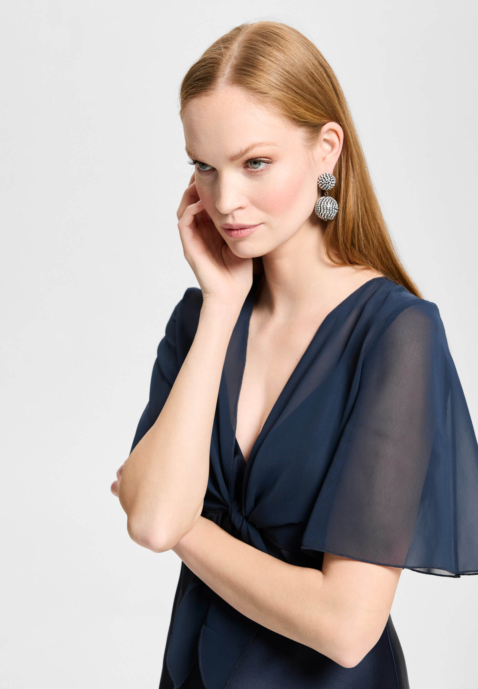 Chiffon Bolero zum Knoten