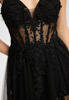 Tüllkleid mit kurzer Jerseyhose