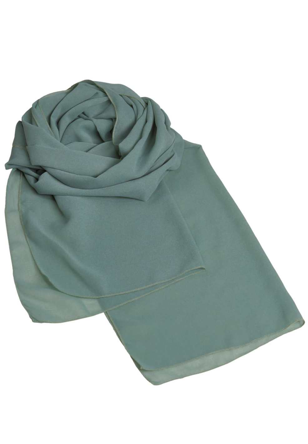 Zarte Chiffon-Stola im geraden Schnitt