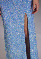 Slipdress mit transparenter Rückenpartie