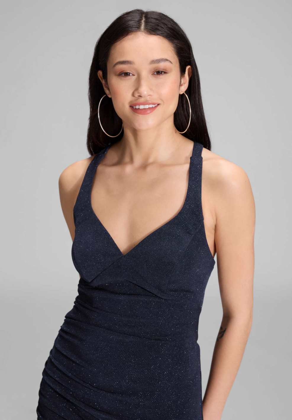 Bodycon-Kleid mit Schimmereffekt