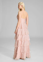 Volantkleid aus Chiffon