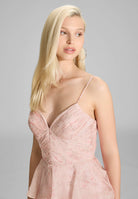 Volantkleid aus Chiffon