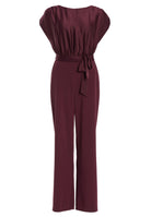 Jumpsuit aus Material-Mix