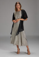 Formstola aus Chiffon black 0