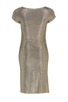 Cocktailkleid aus foliertem Jersey
