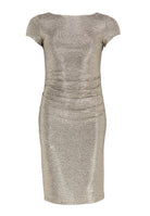 Cocktailkleid aus foliertem Jersey
