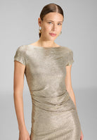 Cocktailkleid aus foliertem Jersey