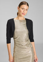 Bolero aus Jersey mit Dreiviertelärmeln