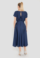 Cocktailkleid aus Satinchiffon