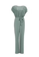 Jumpsuit aus Material-Mix