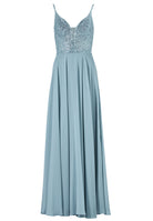 Abendkleid aus Materialmix