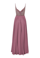 Abendkleid aus Materialmix