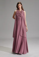 Stola aus Chiffon rose berry One Size