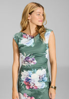 Cocktailkleid aus bedrucktem Scuba