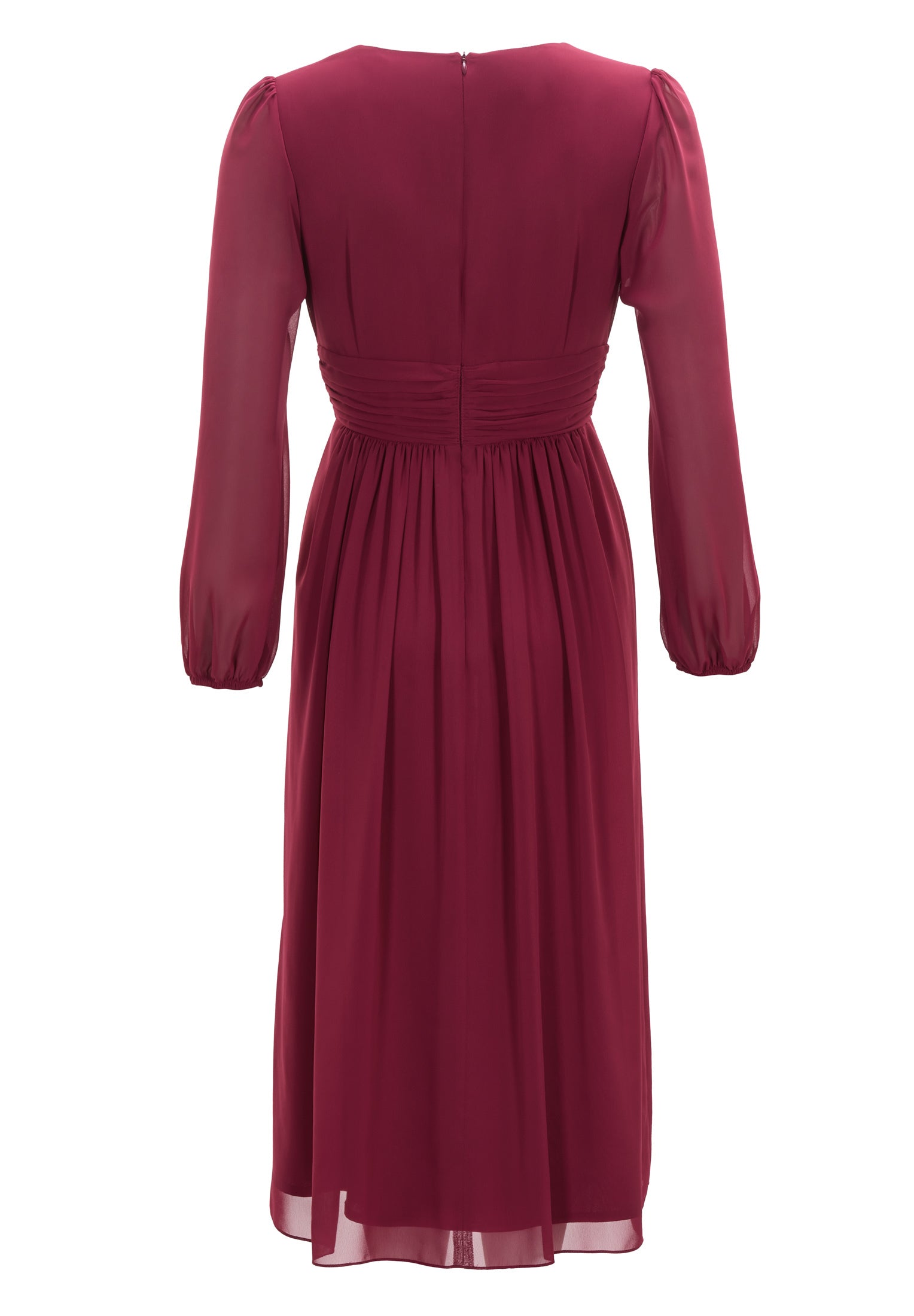 Chiffon Kleid in Wickel Optik